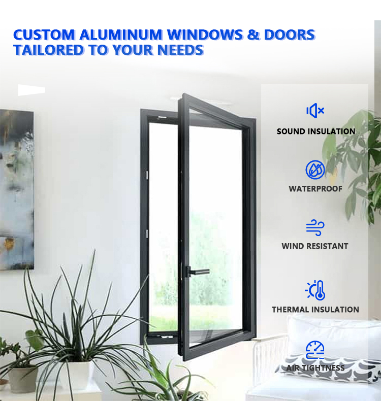 AMJ 80 Series Casement Window View 3