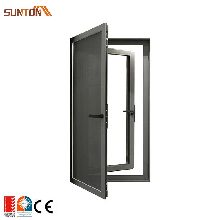 AS2047 Australian Standard Aluminium Alloy Double Glazed Glass Door and Aluminum Casement Window