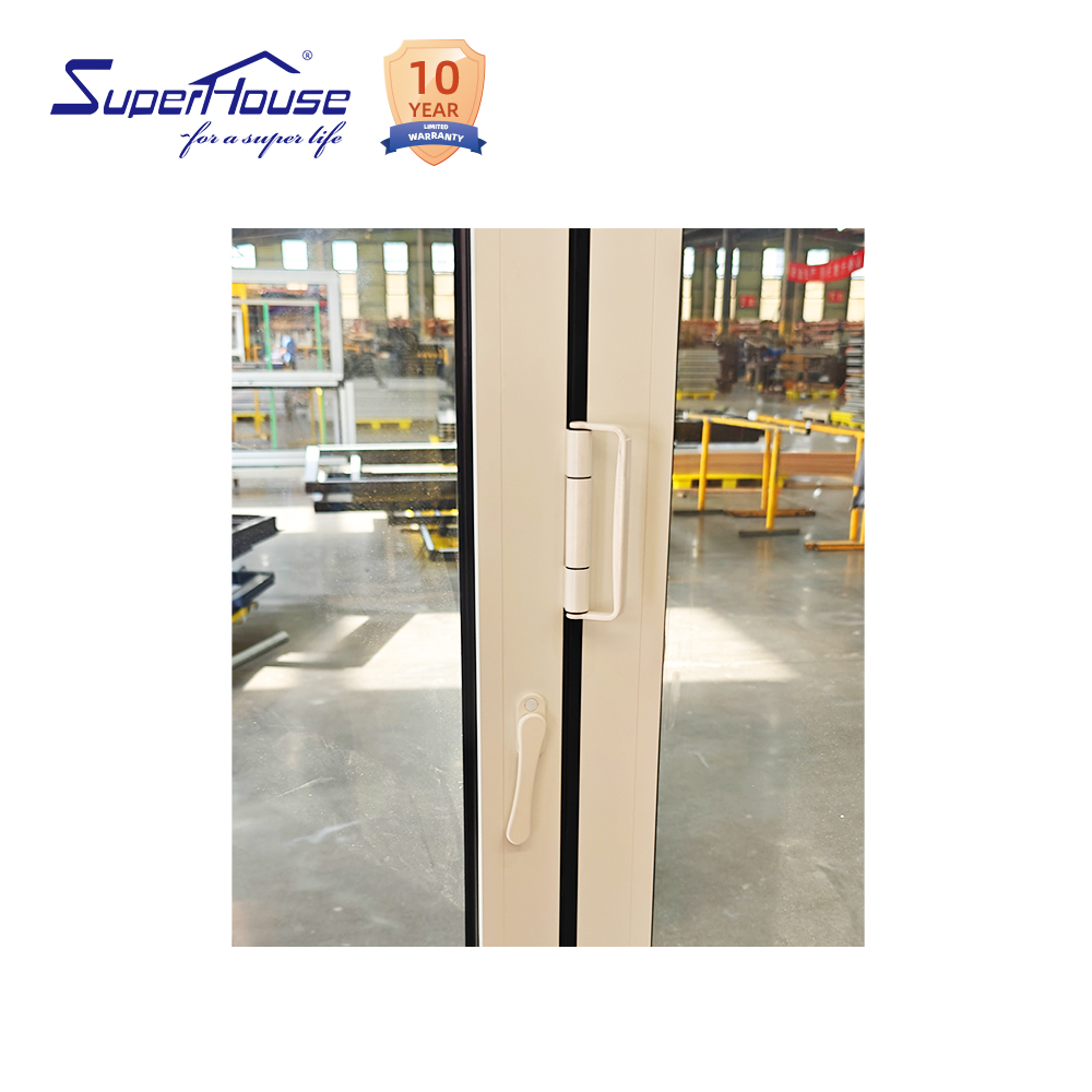 Florida Miami-Dade Hurricane Approved NOA Aluminum Frame Smart Automatic Folding up Window Glass Bi-fold Windows Doors