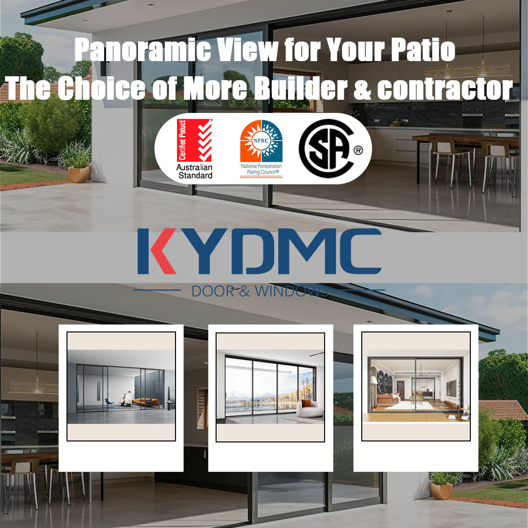 Hurricane Impact Bathroom Modern Full View Patio Exterior Double Glass Kitchen Slide Aluminium House Sliding Door