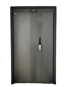 HEHAI Aluminum Alloy Fire Security Entry Door