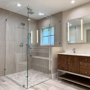 Narrow Frame Aluminum Tempered Glass Shower Door