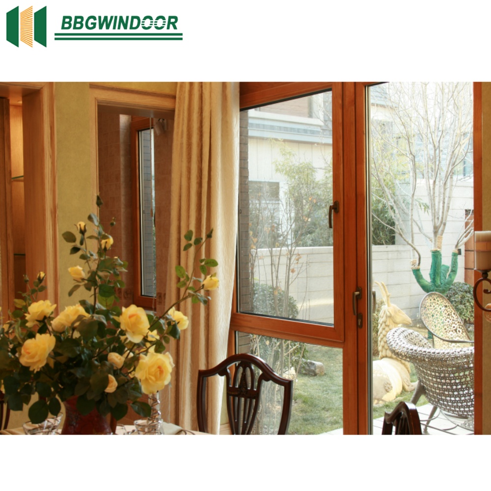 Aluminum-clad wood window frame structural detail