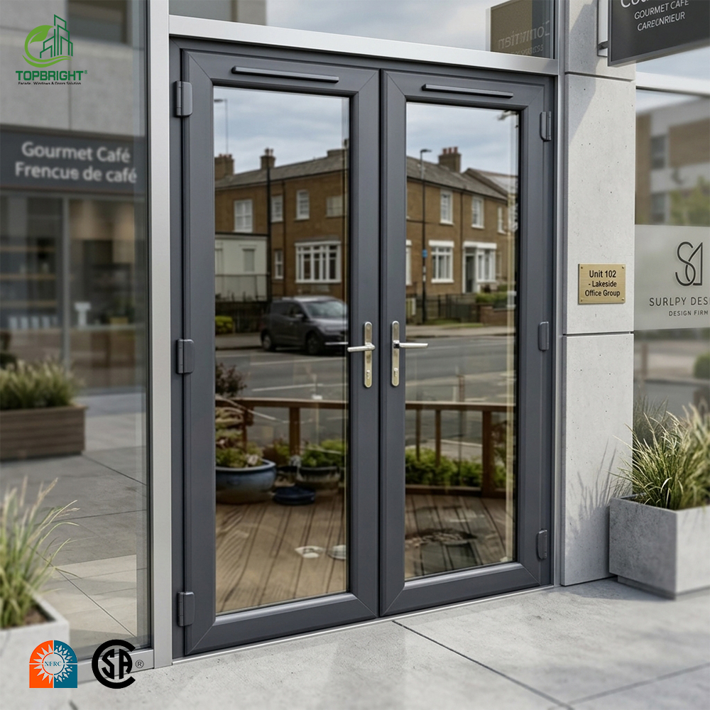 Commercial Glass Door Feature