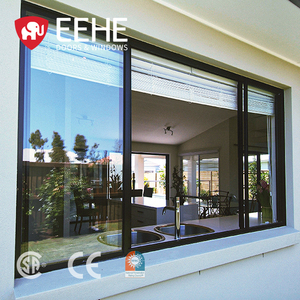 Triple Track Mobile Home Sliding Window with Screen