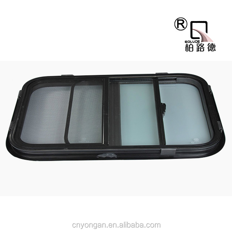 Double Glazed Aluminum Frame Side Sliding Motorhome &amp; Rv Window for Sale
