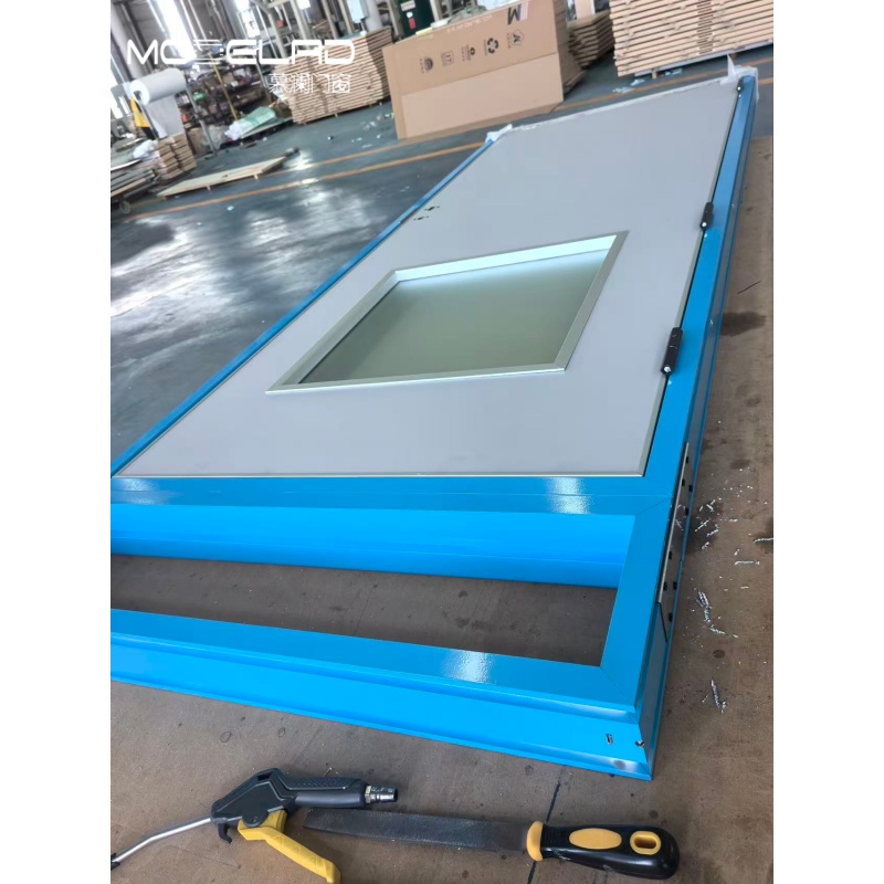 Modern Style Aluminum Wooden Door French Interior Door for Apartment Buildings Ecological Residence Door Factory Direct