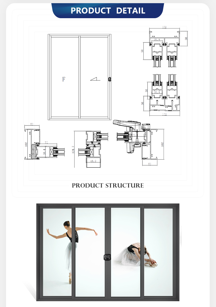 As2047 Australia Standard Double Sliding Glass Door Balcony Commercial Accordion Glass Exterior Door With Mosquito Net