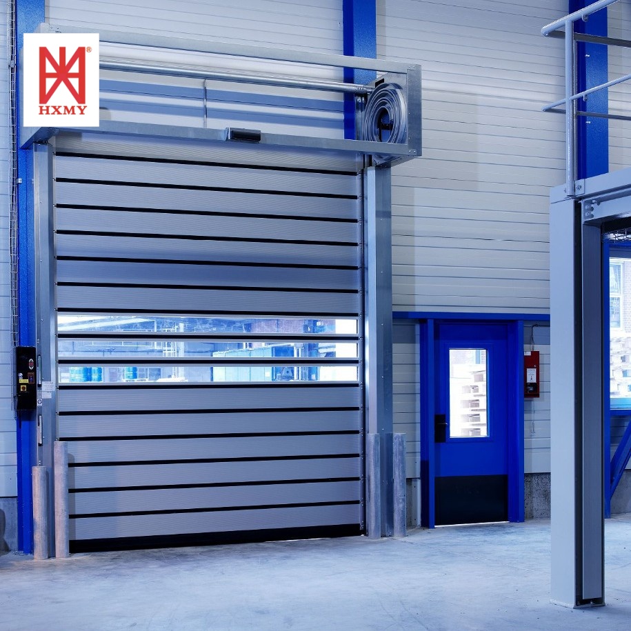 Main Entrance Door Tambour Door Spiral Doors Antitheft Windproof Insulated Waterproof Feature Finished Composite for Warehouses