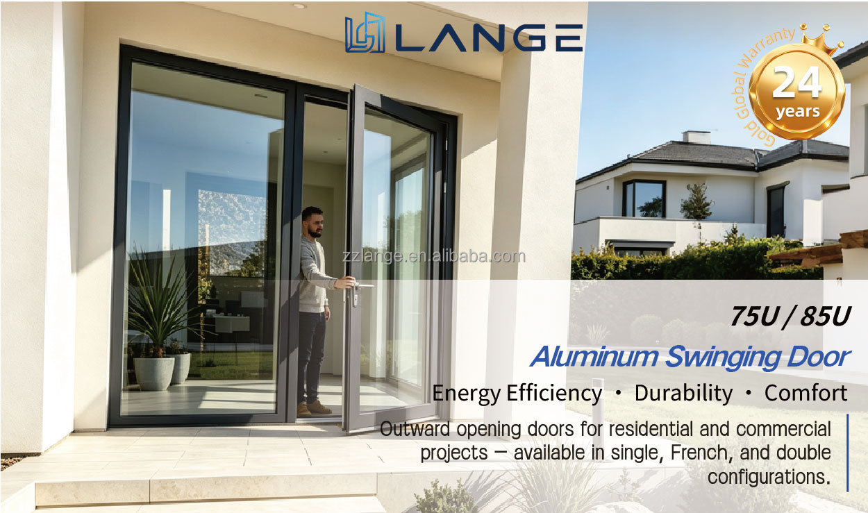 LANGE Aluminum Glass Doors Description
