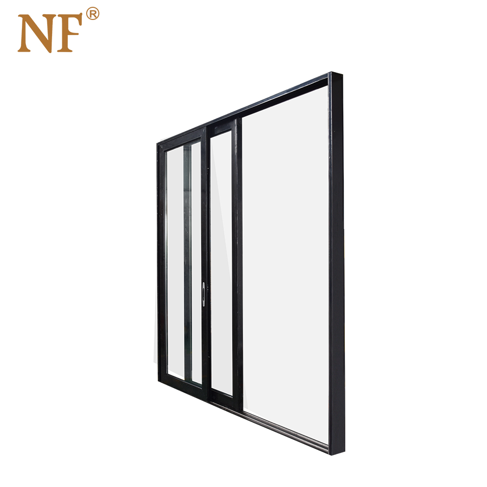 Glass Aluminum Doors Customized Stainless Steel SLIDING DOORS Modern Aluminium Profile Wall Exterior Villa Partition Doors NF