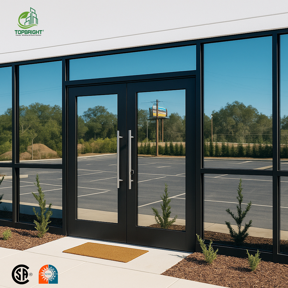 Double Glazed Glass Door Profile