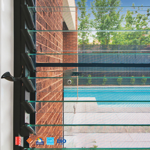 Australian Standard Double Glazed Aluminum Louver Windows