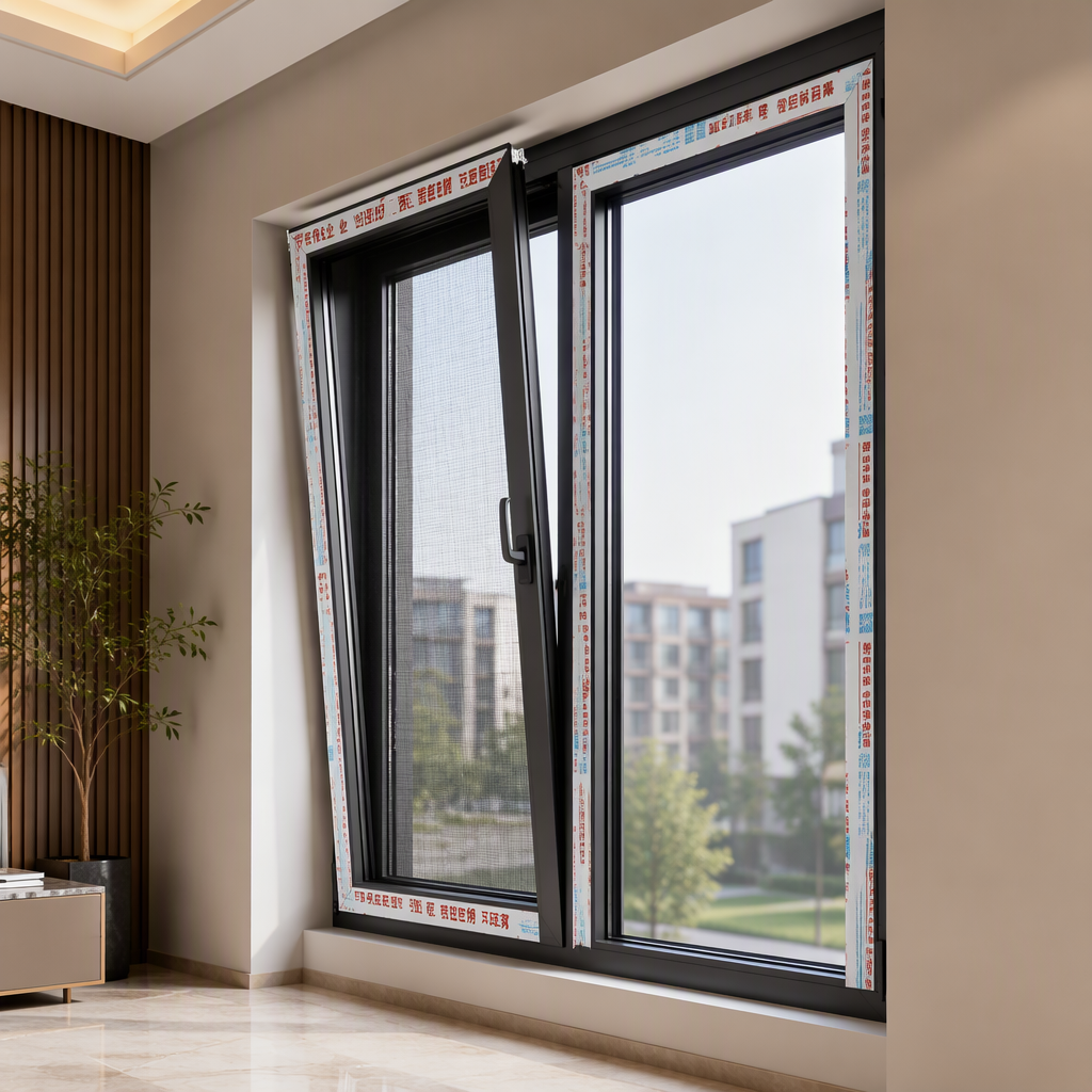 Thermal Break Aluminum Casement Window Sliding Door Panoramic Glass Window Custom Aluminum Window and Sunroom