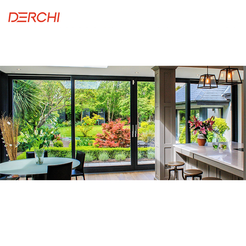 Soundproof Energy Saving Aluminium Sliding Door Price Tempered Glass Patio Glass Sliding Door