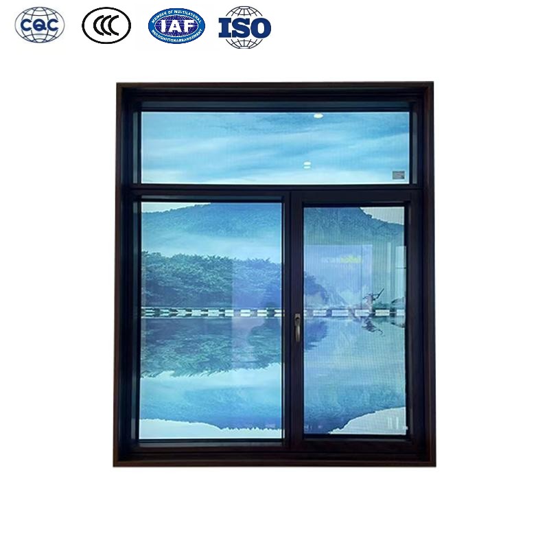 Simple Home Patio Porch Eye Line Track Sliding Windows Modern Colors Thermal Break Aluminum Soundproof Energy Star Bathroom