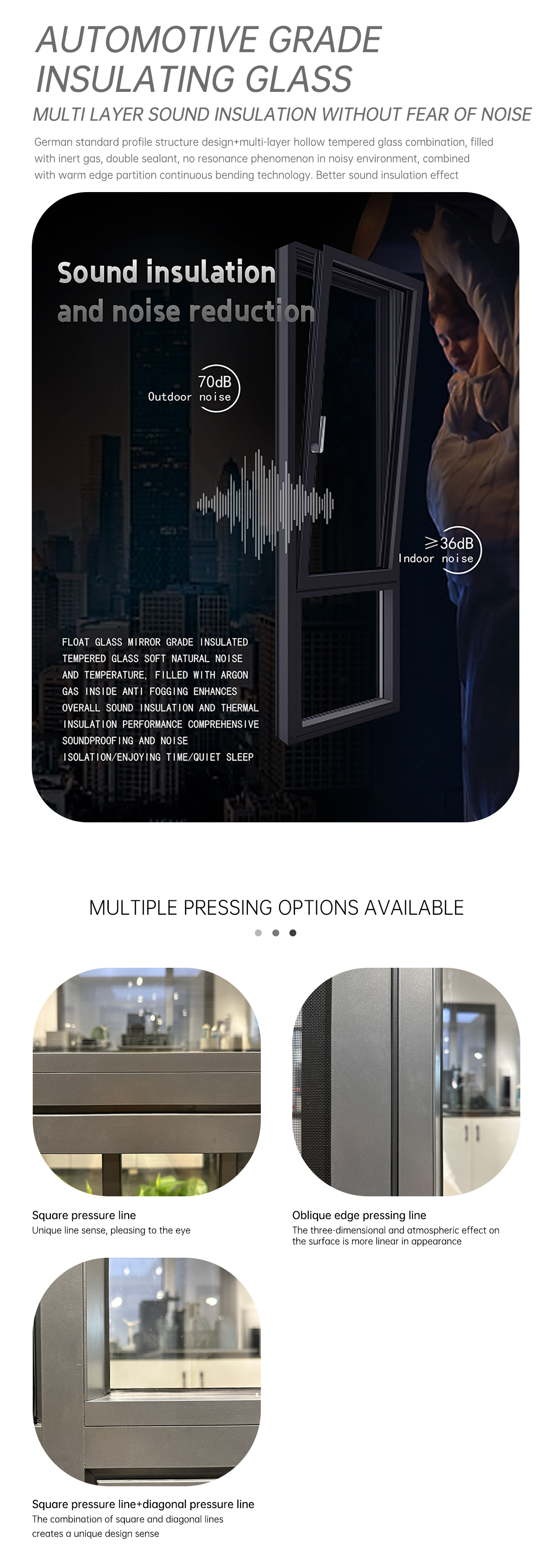 Factory Customization Balcony Openings Panoramic Door Aluminum Track Insulated Glass Heavy Sliding Door
