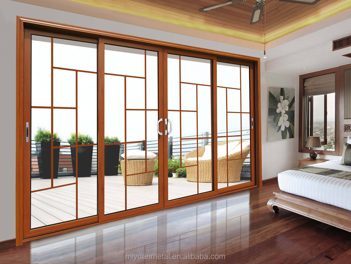 Double Glazed Aluminum Sliding Doors