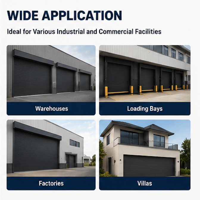 Modern Wood Grain Aluminum Roller Shutter Door Automatic Timber Look Rolling Shutter Doors for Residential Garage Villa Entry