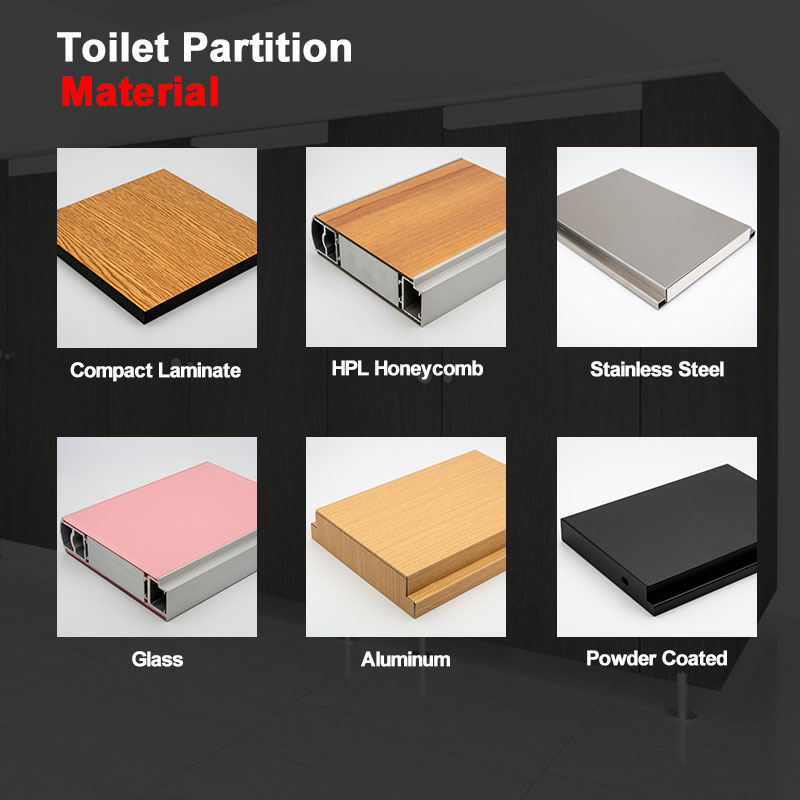 Airport Aluminium Shower Cubicle Bathroom Partition Panel Door