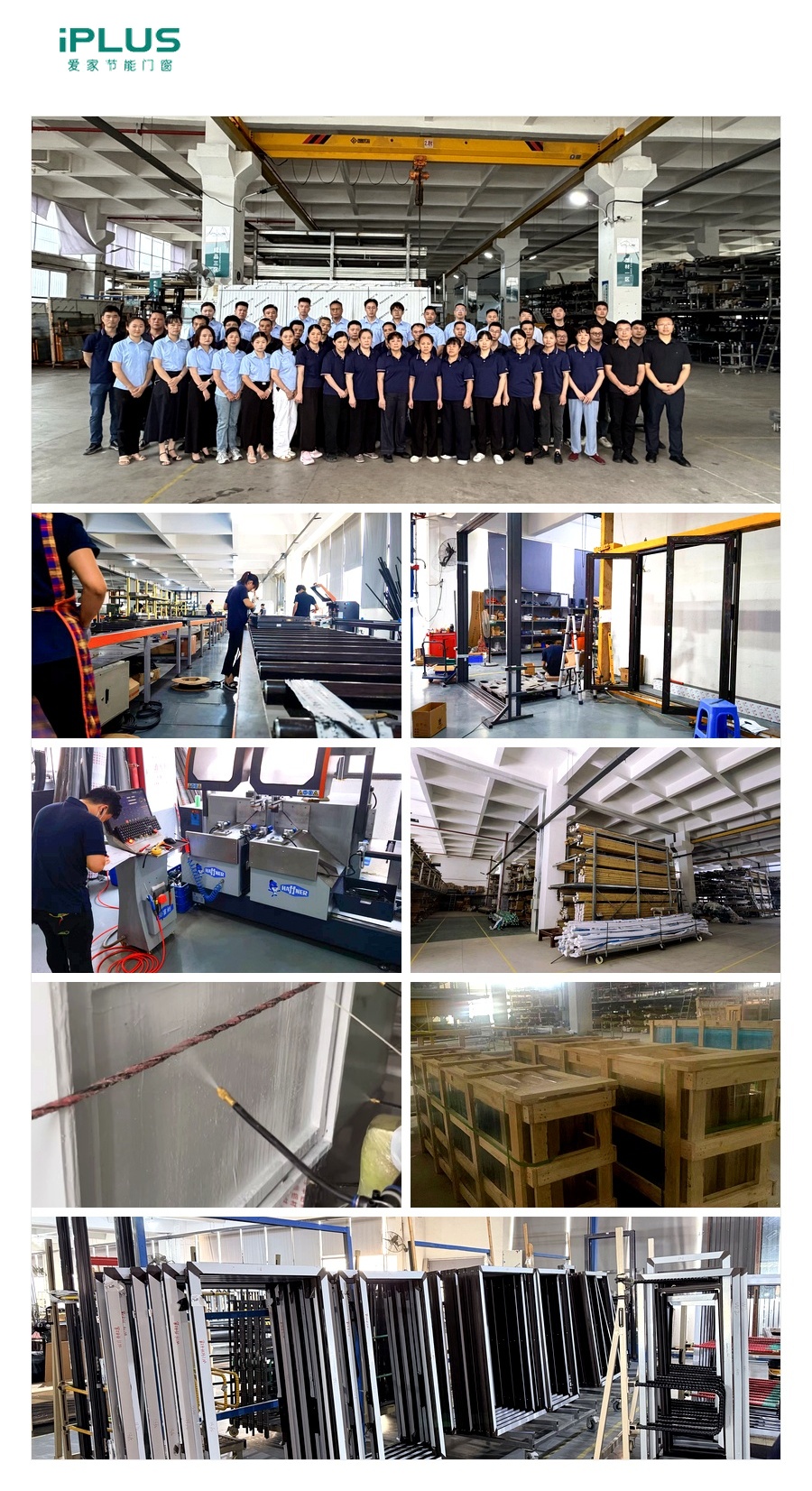 Thermal Break Aluminum Siding Window Vertical 4 Track Stacking windows Energy Saving Aluminium Casement windows Custom Size