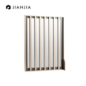 Minimalist Aluminum Glass Kitchen Cabinet Wardrobe Doors