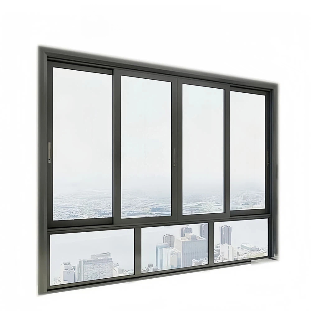 Windows Aluminum Vertical Sliding Rooftop Sash Door Double Glazed Non Shatter Energy Star Qualified 5 Year Warranty