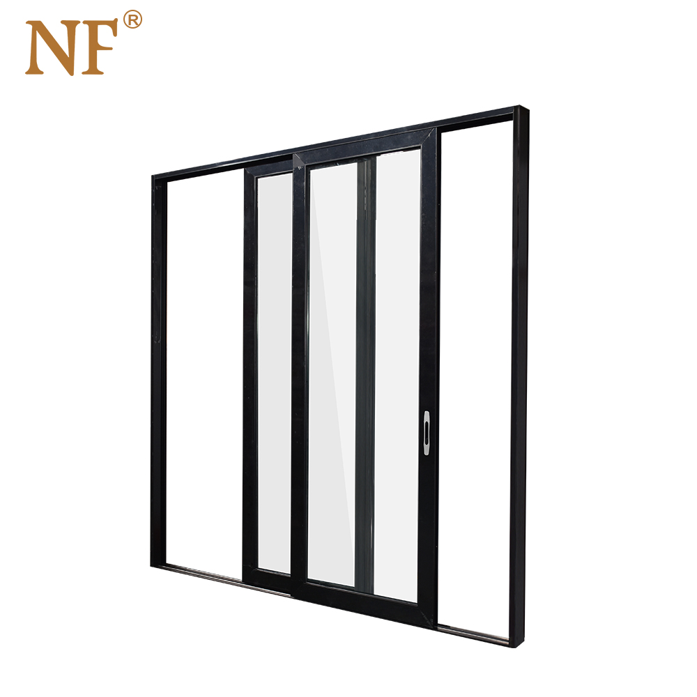 Glass Aluminum Doors Customized Stainless Steel SLIDING DOORS Modern Aluminium Profile Wall Exterior Villa Partition Doors NF