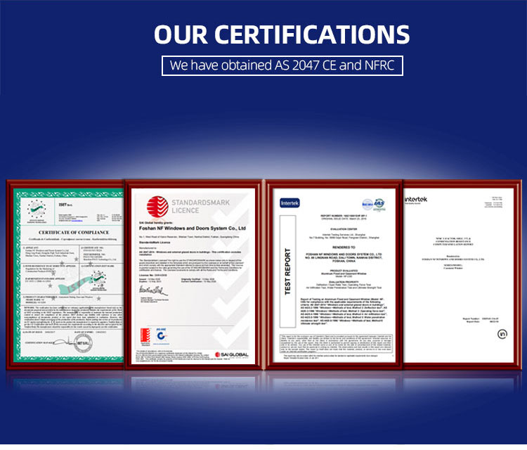 Certifications AS2047 CE