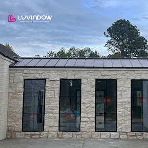Slim Frame High Performance Aluminum Tilt Turn Windows NFRC Certified Low-E Glass Windows For Houses