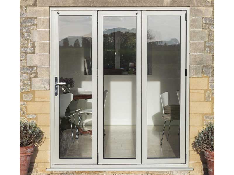 Modern Aluminum Alloy Folding Entry Outdoor Exterior Door Soundproof Double Glazing Waterproof Bifold Accordion Doors Thermal