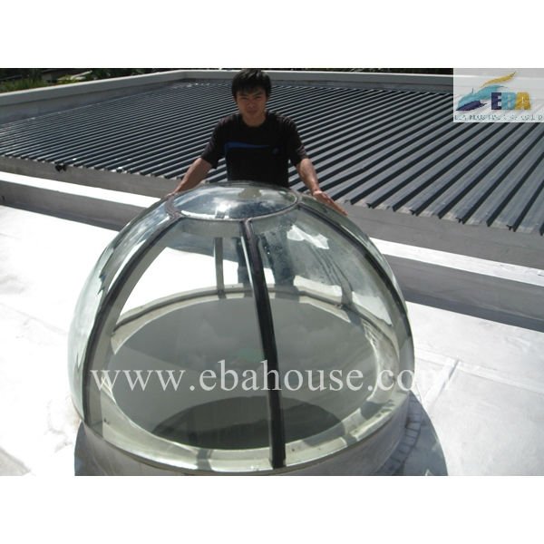 Aluminium Glass Dome Arched windows Glass Awning Window Skylight